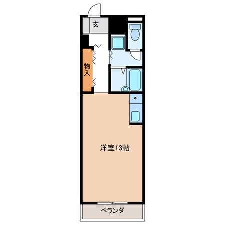 カーサ新町の物件間取画像